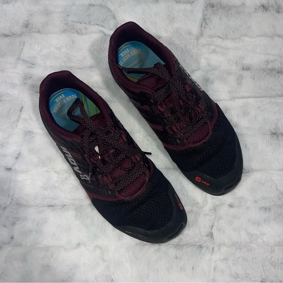 Inov-8 Black and Dark Red Running Shoes size 8 - Picture 4 of 6
